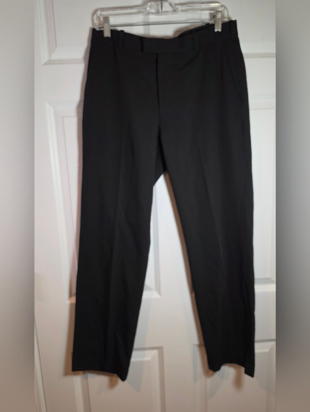 Van Heusen Flex Classic Black Men's Straight Dress Pants 32 X 30